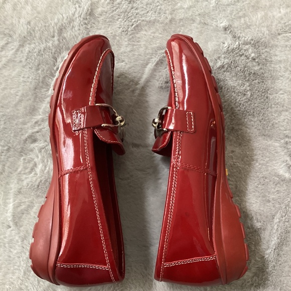 NWT red leather 24 HRS size 36 shoes - Picture 3 of 8